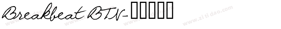 Breakbeat BTN字体转换